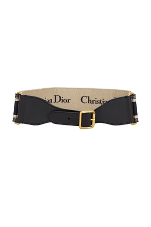 Dior Embroidered Accent Waist Belt FWRD Renew