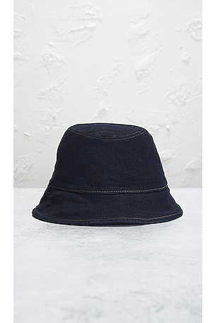 FWRD Renew Celine Denim Bucket Hat in Blue