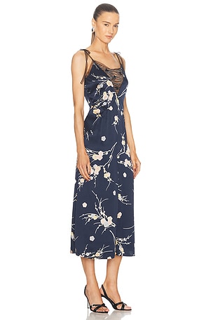 FWRD Renew Armani Silky Maxi Dress in Navy