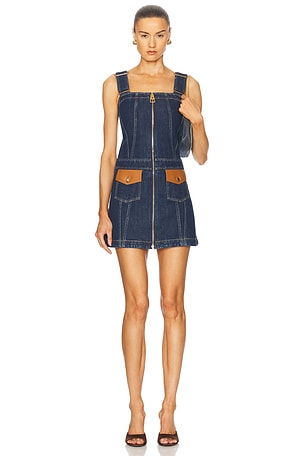 Louis Vuitton Denim Mini Dress FWRD Renew