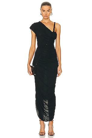long dress blue colour Royal Blue Long Sleeves Sequins Mermaid Evening Dress With Slit main image 0