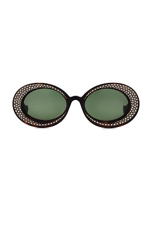 Gucci Tinted Round Sunglasses FWRD Renew
