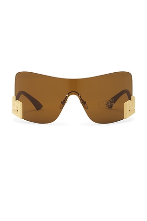Versace Tinted Shield Sunglasses FWRD Renew