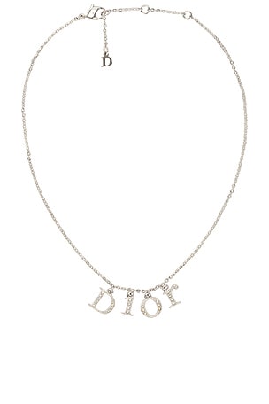 Dior Logo Necklace FWRD Renew