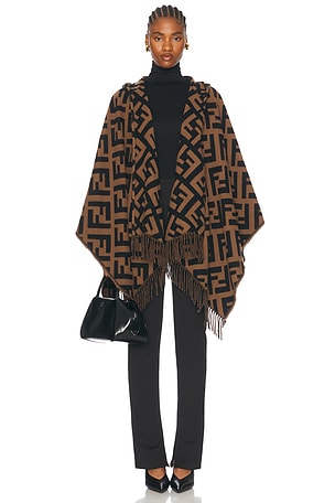 Fendi Zucca Poncho FWRD Renew