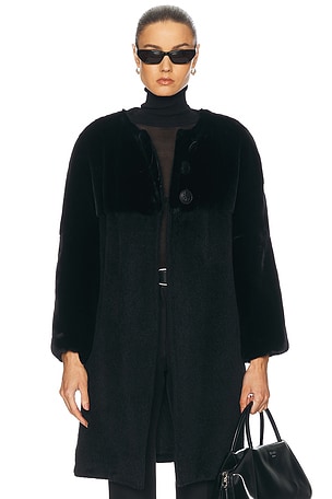 Fendi 365 Alpaca Coat FWRD Renew