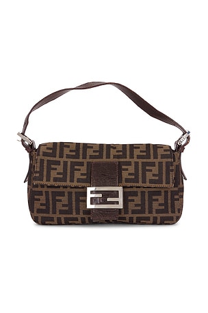 Fendi Zucca Mama Baguette Shoulder Bag FWRD Renew