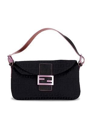 Fendi Zucchino Baguette Shoulder Bag FWRD Renew