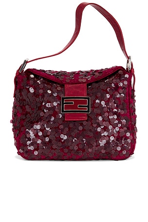 Fendi Sequin Mama Baguette Shoulder Bag FWRD Renew