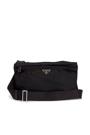 Prada Tessuto Flat Messenger Bag FWRD Renew
