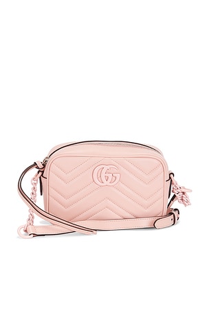 Gucci Mini GG Marmont Shoulder Bag FWRD Renew