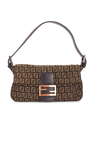 Fendi Zucchino Baguette Shoulder Bag FWRD Renew