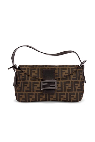 Fendi Zucca Baguette Shoulder Bag FWRD Renew