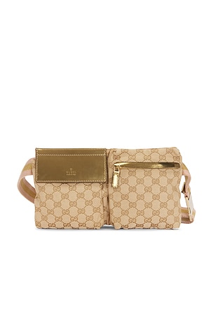 Gucci Double Pocket Belt Bag FWRD Renew