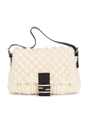 Fendi Wool Mama Baguette Shoulder Bag FWRD Renew