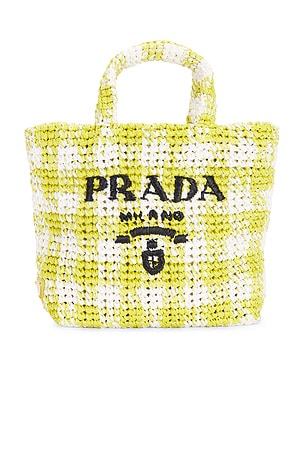Prada Raffia Tote Bag FWRD Renew
