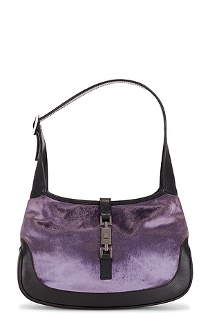 Gucci Velour Jackie Hobo Bag FWRD Renew
