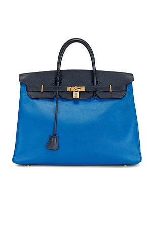 Hermes 1999 Courchevel Birkin 40 Retourne Handbag FWRD Renew