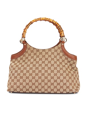Gucci Vintage Bamboo Handbag FWRD Renew