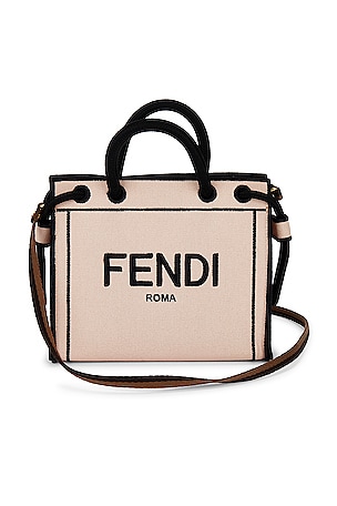 Fendi Roma Canvas 2 Way Shopping Tote FWRD Renew