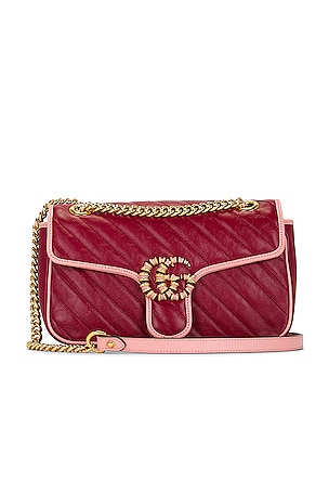 Gucci GG Marmont Quilted Shoulder Bag FWRD Renew