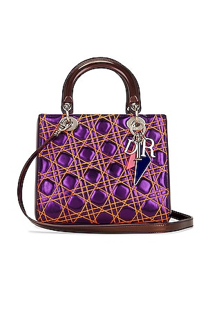 Dior Lady Lambskin Handbag FWRD Renew