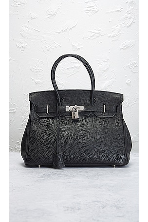 FWRD Renew Hermes Togo Birkin 30 Handbag in Black