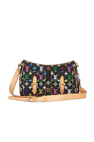 FWRD Renew Louis Vuitton Lodge GM Shoulder Bag in Multi Black  