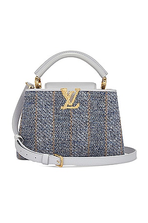 Louis Vuitton Capucines Tweed 2 Way Handbag FWRD Renew