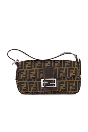 Fendi Zucca Mama Baguette Shoulder Bag FWRD Renew