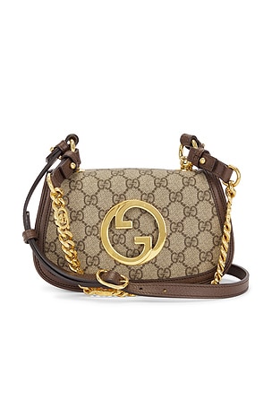 Gucci GG Supreme Blondie Shoulder Bag FWRD Renew