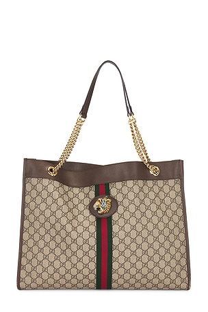 Gucci GG Supreme Ophidia Chain Tote Bag FWRD Renew