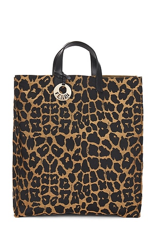 Fendi Leopard Tote Bag FWRD Renew
