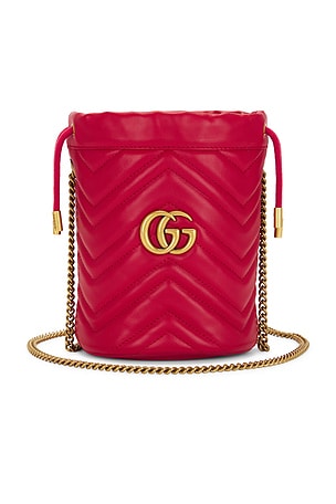 Gucci GG Marmont Chain Bucket Bag FWRD Renew