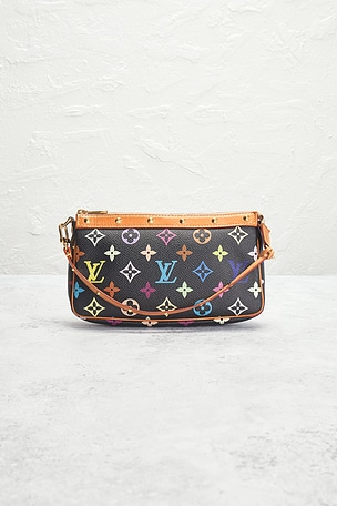 FWRD Renew Louis Vuitton Monogram Pochette Accessoires Shoulder Bag in Black