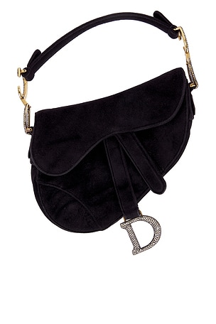 Dior Leather Saddle Bag FWRD Renew