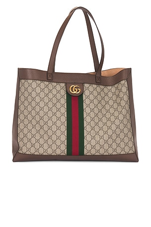 Gucci Ophidia GG Supreme Tote Bag FWRD Renew
