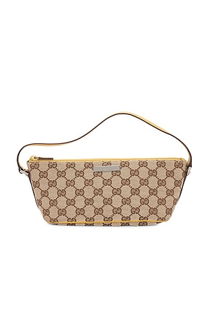 Gucci GG Canvas Pouch Handbag FWRD Renew