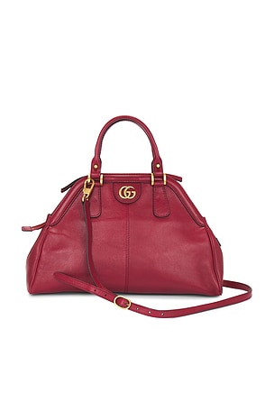 Gucci 2 Way Leather Handbag FWRD Renew