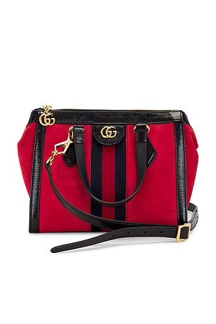 Gucci GG Ophidia Suede Handbag FWRD Renew