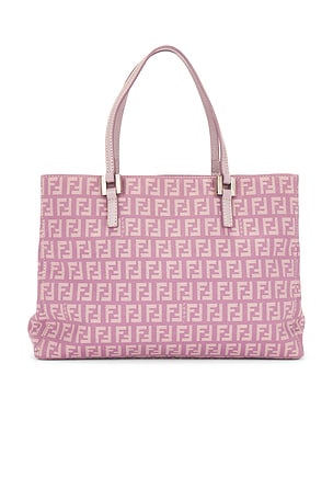 FWRD Renew Fendi Zucchino Tote Bag in Pink REVOLVE