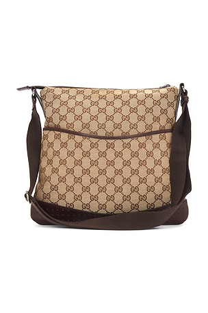 Gucci GG Canvas Shoulder Bag FWRD Renew