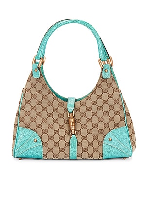 Gucci Jackie Canvas Shoulder Bag FWRD Renew