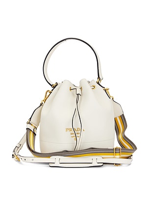 Prada Leather Bucket Bag FWRD Renew