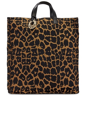 Fendi Leopard Printed Canvas Tote Bag FWRD Renew