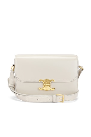 Celine Calfskin Triomphe Shoulder Bag FWRD Renew