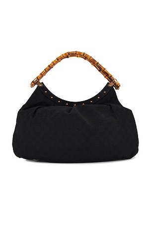 Gucci Bamboo Studded Hobo Bag FWRD Renew