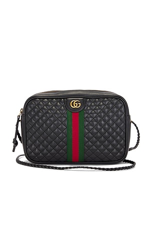 Gucci Web Trapuntata GG Shoulder BagFWRD Renew$1,100PRE-OWNED