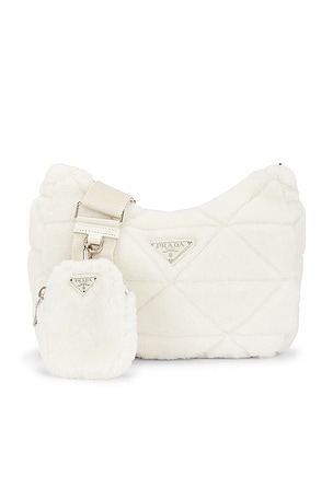 Prada Mouton Fur Shoulder Bag FWRD Renew