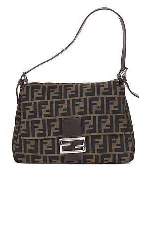 Fendi Zucca Mama Baguette Shoulder Bag FWRD Renew